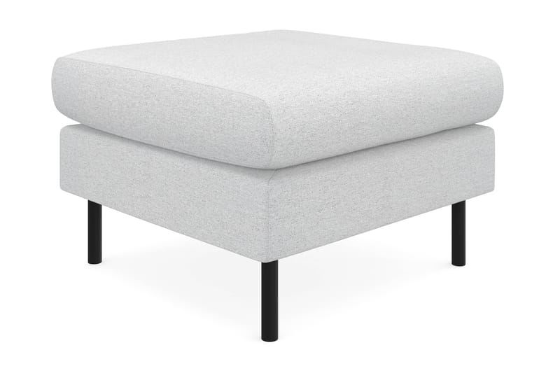 Menard Compact Fodpuf 68 cm - Lysegrå - Møbler - Stole & lænestole - Taburet & skammel - Puf