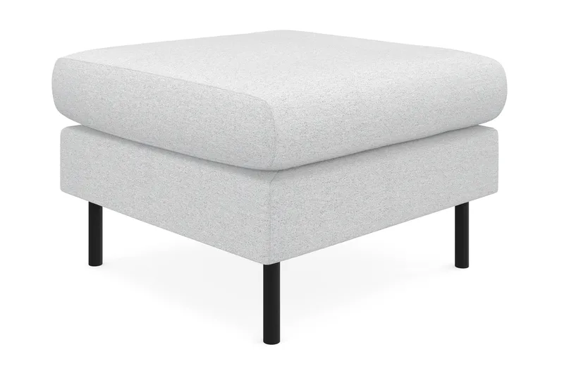 Menard Compact Fodpuf 68 cm - Lysegrå - Møbler - Stole & lænestole - Taburet & skammel - Puf