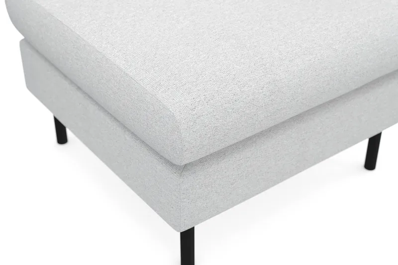 Menard Compact Fodpuf 68 cm - Lysegrå - Møbler - Stole & lænestole - Taburet & skammel - Puf