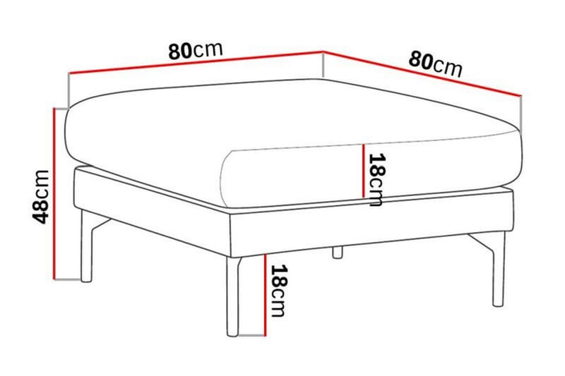 Menard Fodskammel - Hvid Bouclé - Møbler - Stole & l ænestole - Taburet & skammel - Puf