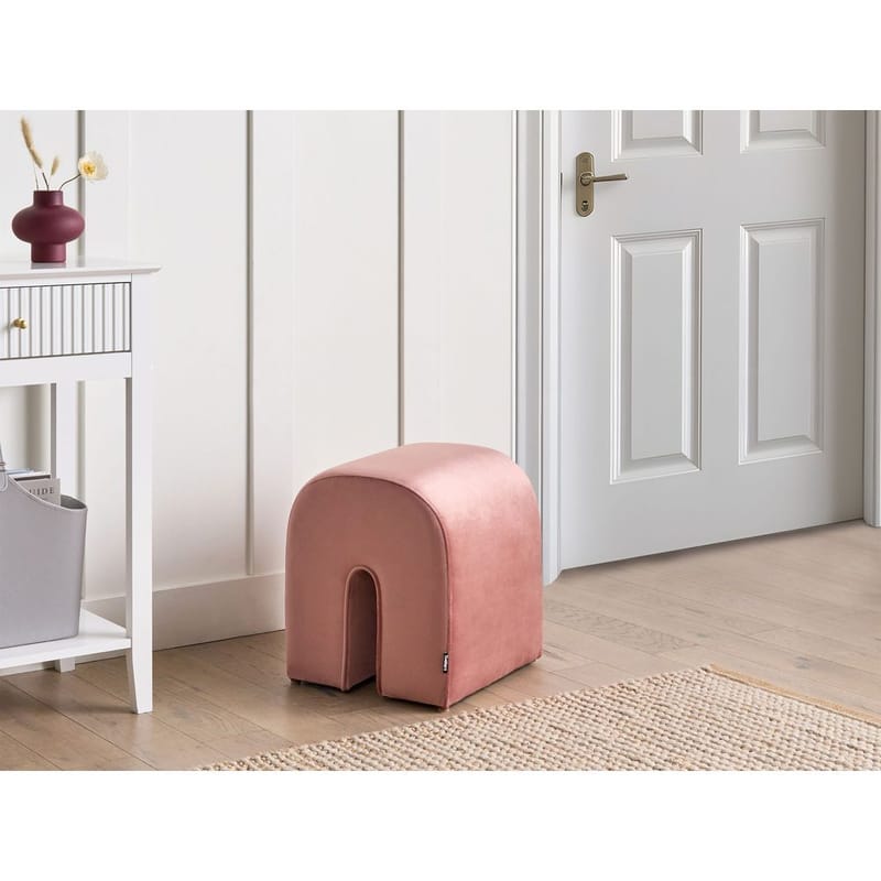 Puf Modoc - Rosa - Møbler - Stole & lænestole - Taburet & skammel - Ottoman