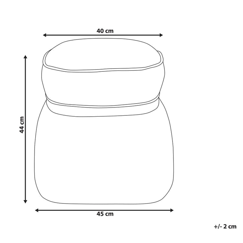 Puf Monterey - Møbler - Stole & lænestole - Taburet & skammel - Ottoman