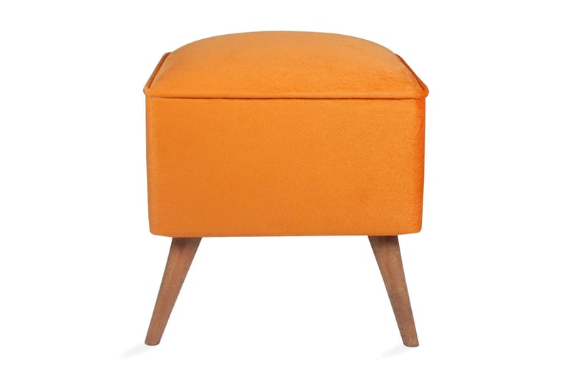 Mostert Fodskammel - Orange - Møbler - Stole & lænestole - Taburet & skammel - Puf
