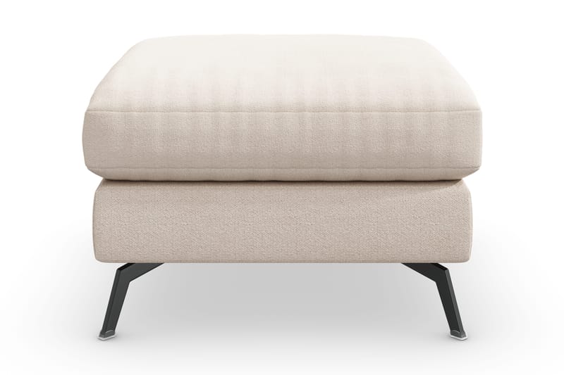 Ocean Lyx Fodskammel - Beige/Sort - Møbler - Stole & lænestole - Taburet & skammel - Puf