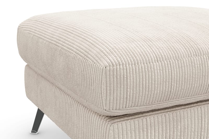 Ocean Lyx Fodskammel - Beige/Sort - Møbler - Stole & lænestole - Taburet & skammel - Puf