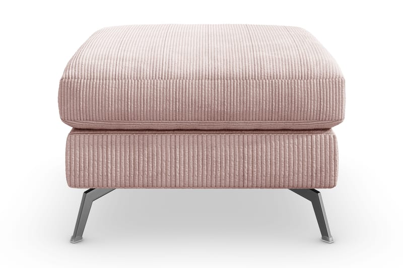 Ocean Lyx Fodskammel - Lyserød/Sort - Møbler - Stole & lænestole - Taburet & skammel - Puf
