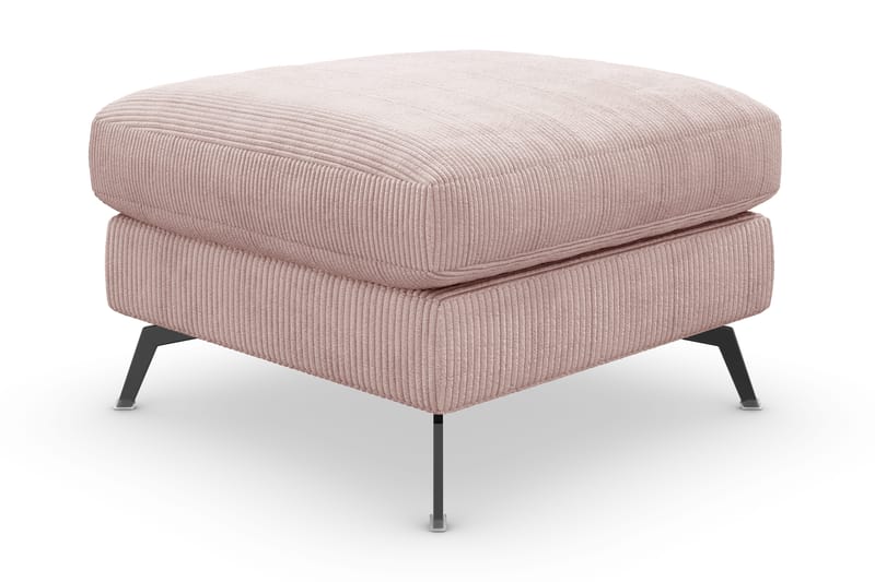 Ocean Lyx Fodskammel, Lyserød/Sort