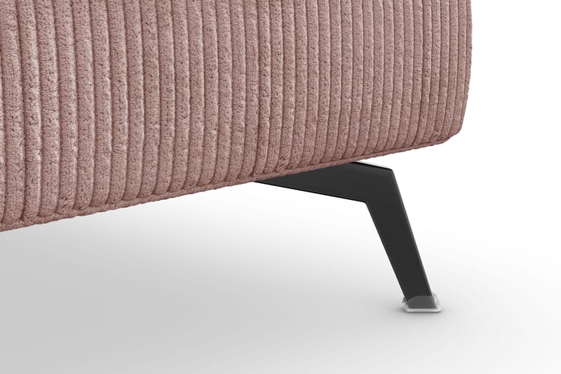 Ocean Lyx Fodskammel - Lyserød/Sort - Møbler - Stole & lænestole - Taburet & skammel - Puf