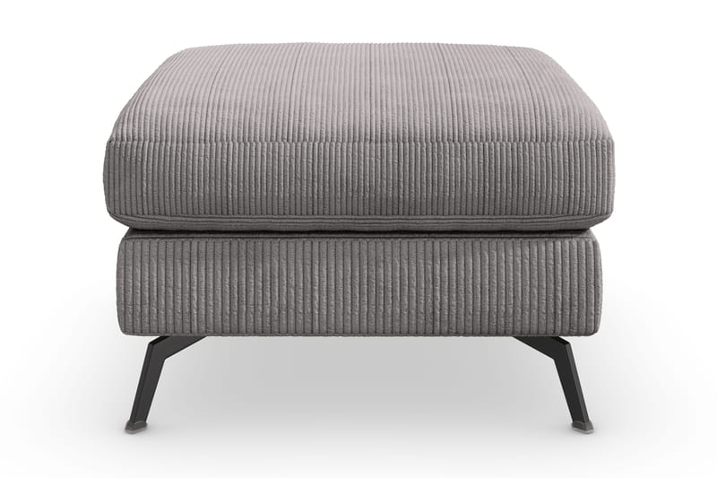 Ocean Lyx Fodskammel - Mørkegrå/Sort - Møbler - Stole & lænestole - Taburet & skammel - Puf