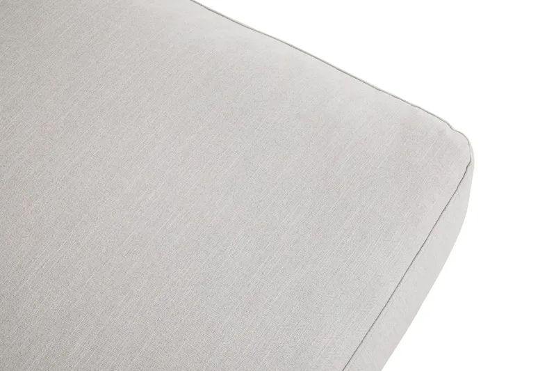 Ocean Lyx Puf - Beige Linned, Sorte Ben - Møbler - Stole & lænestole - Taburet & skammel - Puf