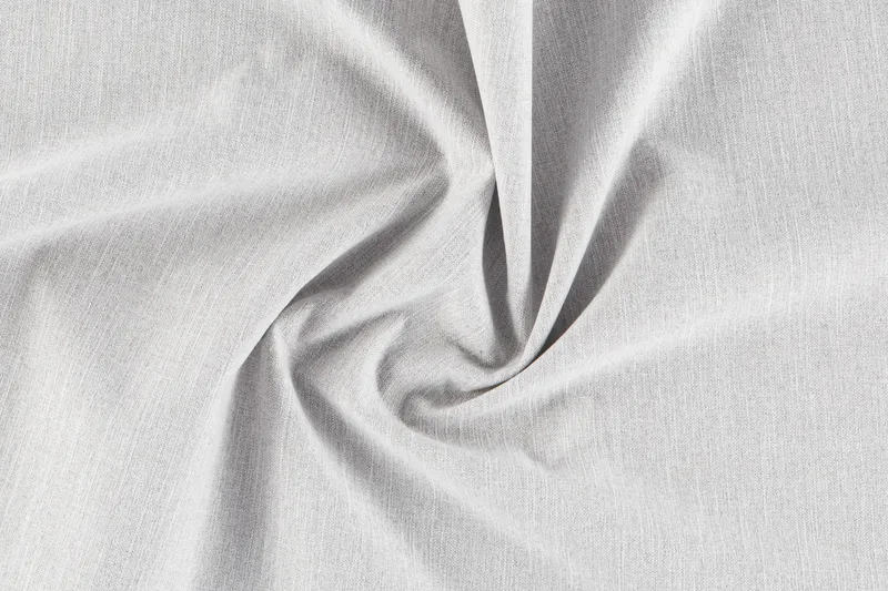 Ocean Lyx Puf - Grå Linned, Forkromede Ben - Møbler - Stole & lænestole - Taburet & skammel - Puf