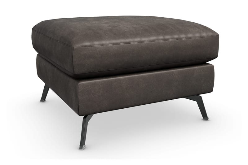 Ocean Lyx Puf - Sort/Læder - Møbler - Stole & lænestole - Taburet & skammel - Puf