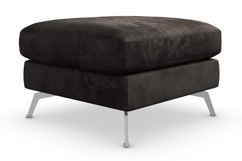 Ocean Lyx Puf - Mørkegrå/Velour - Møbler - Stole & lænestole - Taburet & skammel - Puf
