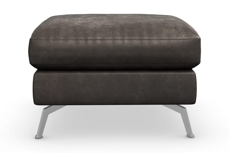 Ocean Lyx Puf - Sort/Læder - Møbler - Stole & lænestole - Taburet & skammel - Puf