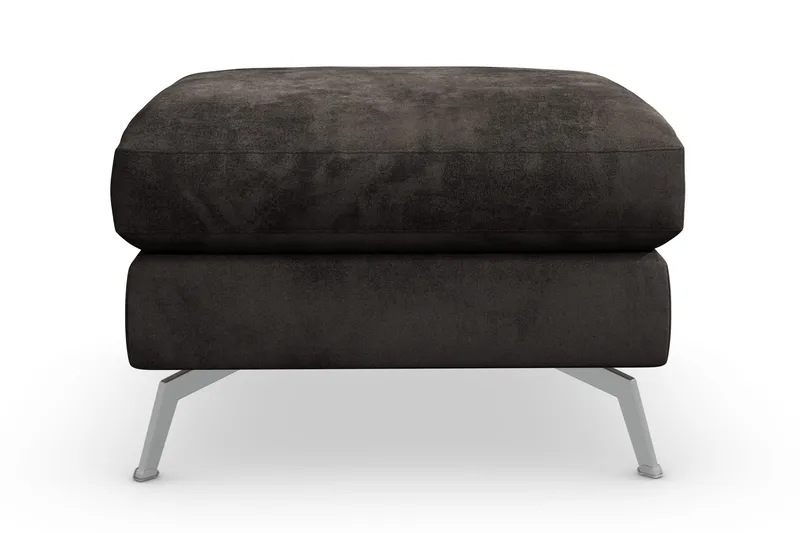 Ocean Lyx Puf - Mørkegrå/Velour - Møbler - Stole & lænestole - Taburet & skammel - Puf