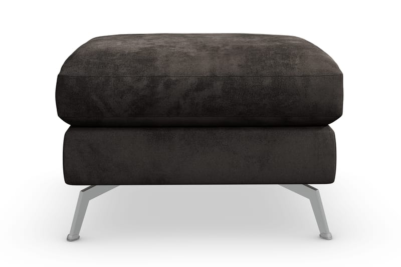 Ocean Lyx Puf - Mørkegrå/Velour - Møbler - Stole & lænestole - Taburet & skammel - Puf