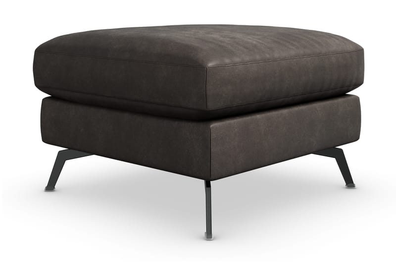 Ocean Lyx Puf - Sort/Læder - Møbler - Stole & lænestole - Taburet & skammel - Puf