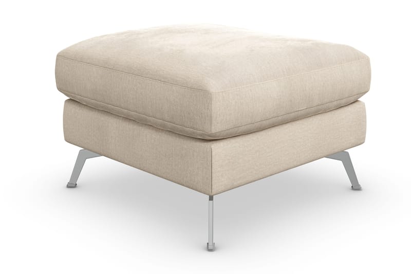 Ocean Lyx Puf - Beige/Velour - Møbler - Stole & lænestole - Taburet & skammel - Puf