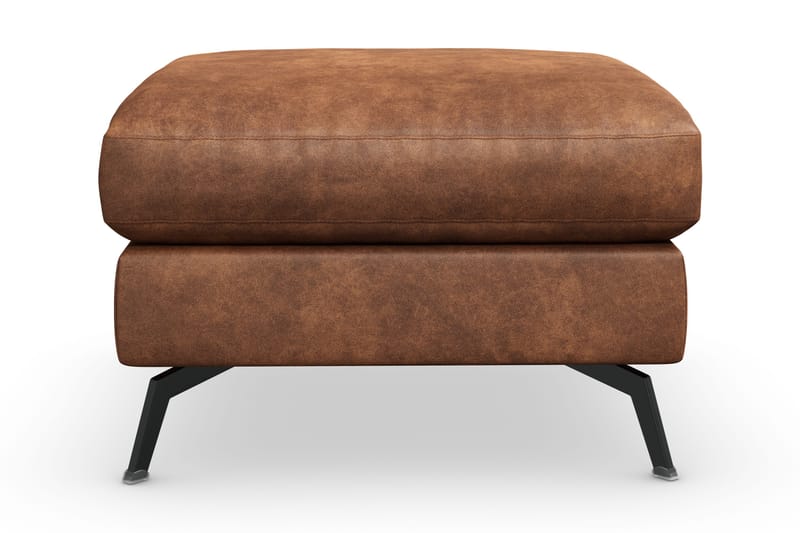 Ocean Lyx Puf - Brun/Læder - Møbler - Stole & lænestole - Taburet & skammel - Puf