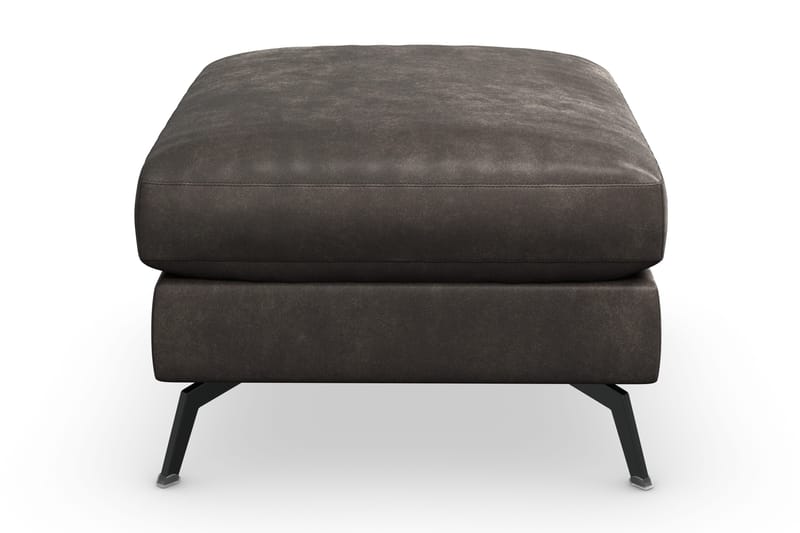 Ocean Lyx Puf - Sort/Læder - Møbler - Stole & lænestole - Taburet & skammel - Puf