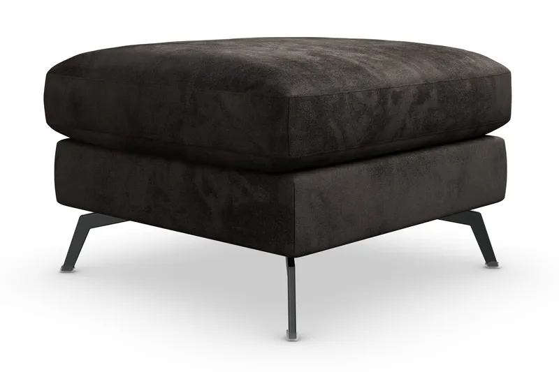 Ocean Lyx Puf - Mørkegrå/Velour - Møbler - Stole & lænestole - Taburet & skammel - Puf