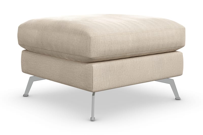 Ocean Lyx Puf - Beige/Velour - Møbler - Stole & lænestole - Taburet & skammel - Puf