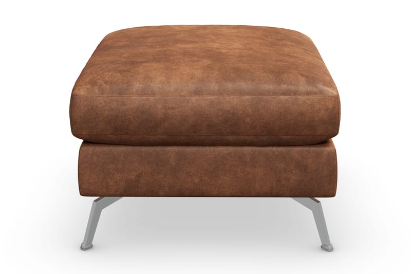 Ocean Lyx Puf - Brun/Læder - Møbler - Stole & lænestole - Taburet & skammel - Puf