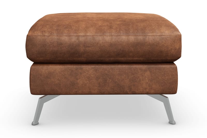Ocean Lyx Puf - Brun/Læder - Møbler - Stole & lænestole - Taburet & skammel - Puf