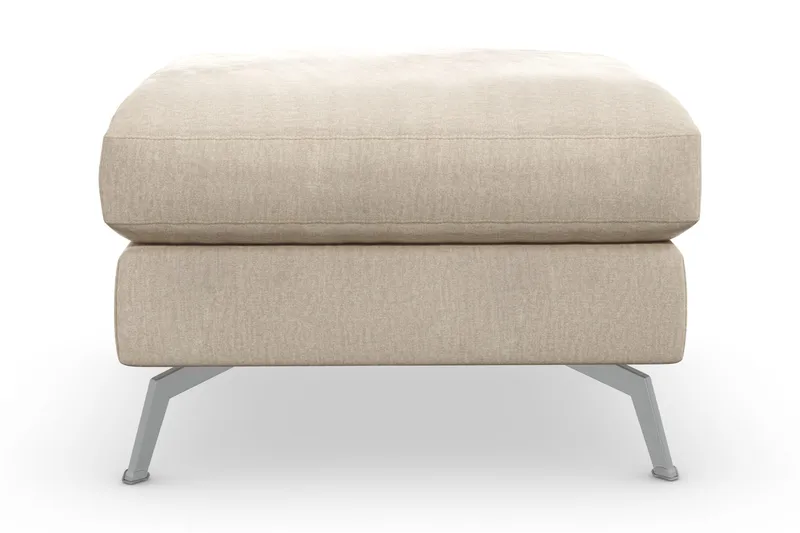 Ocean Lyx Puf - Beige/Velour - Møbler - Stole & lænestole - Taburet & skammel - Puf