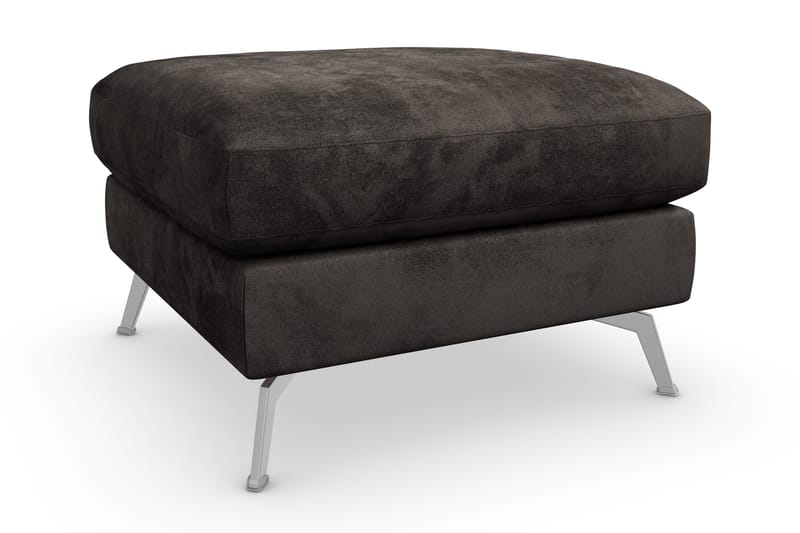 Ocean Lyx Puf - Mørkegrå/Velour - Møbler - Stole & lænestole - Taburet & skammel - Puf