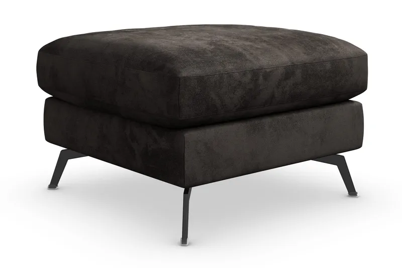 Ocean Lyx Puf - Mørkegrå/Velour - Møbler - Stole & lænestole - Taburet & skammel - Puf