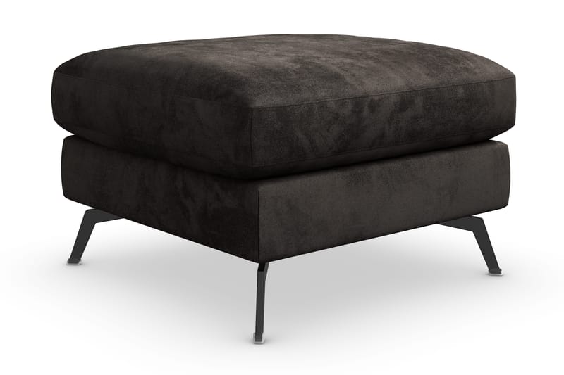 Ocean Lyx Puf - Mørkegrå/Velour - Møbler - Stole & lænestole - Taburet & skammel - Puf