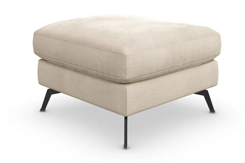 Ocean Lyx Puf - Beige/Velour - Møbler - Stole & lænestole - Taburet & skammel - Puf