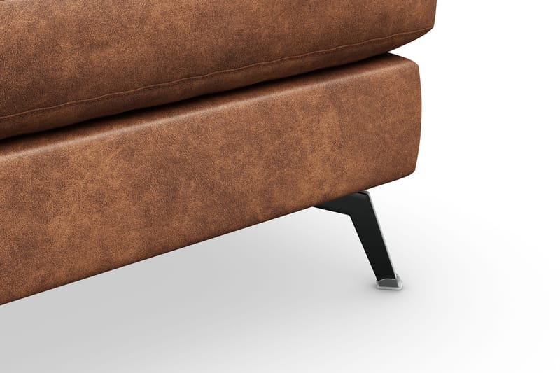 Ocean Lyx Puf - Brun/Læder - Møbler - Stole & lænestole - Taburet & skammel - Puf