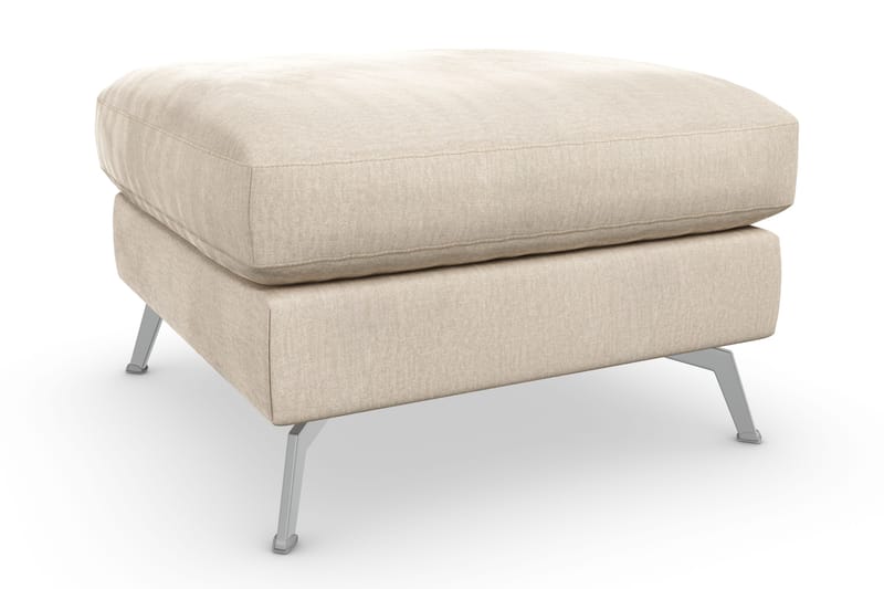 Ocean Lyx Puf - Beige/Velour - Møbler - Stole & lænestole - Taburet & skammel - Puf