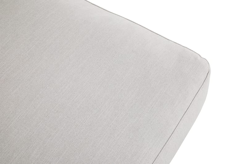 Ocean Lyx Puf - Beige Linned, Forkromede Ben - Møbler - Stole & lænestole - Taburet & skammel - Puf