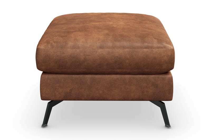 Ocean Lyx Puf - Brun/Læder - Møbler - Stole & lænestole - Taburet & skammel - Puf