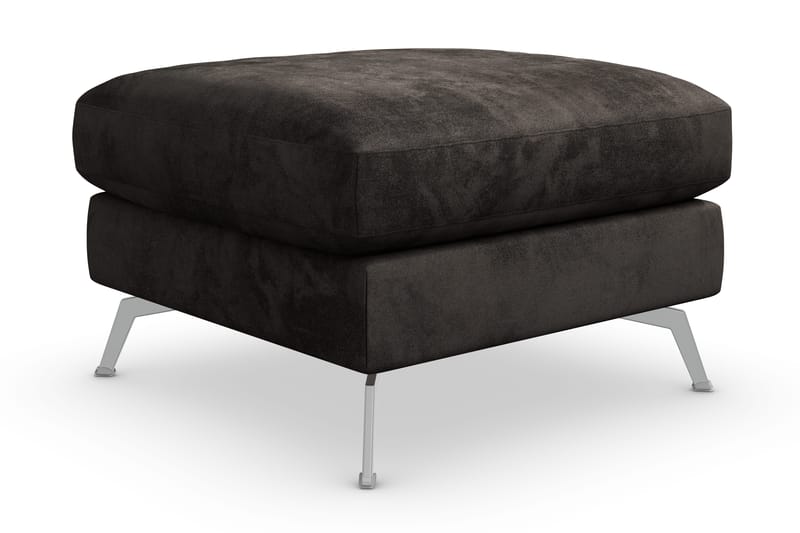 Ocean Lyx Puf - Mørkegrå/Velour - Møbler - Stole & lænestole - Taburet & skammel - Puf