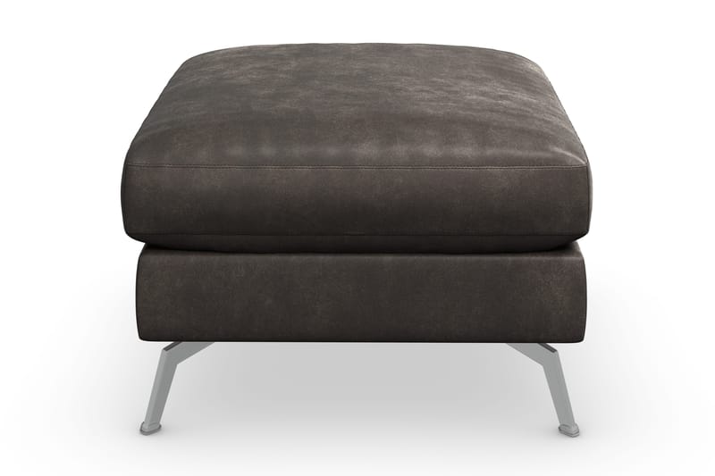 Ocean Lyx Puf - Sort/Læder - Møbler - Stole & lænestole - Taburet & skammel - Puf