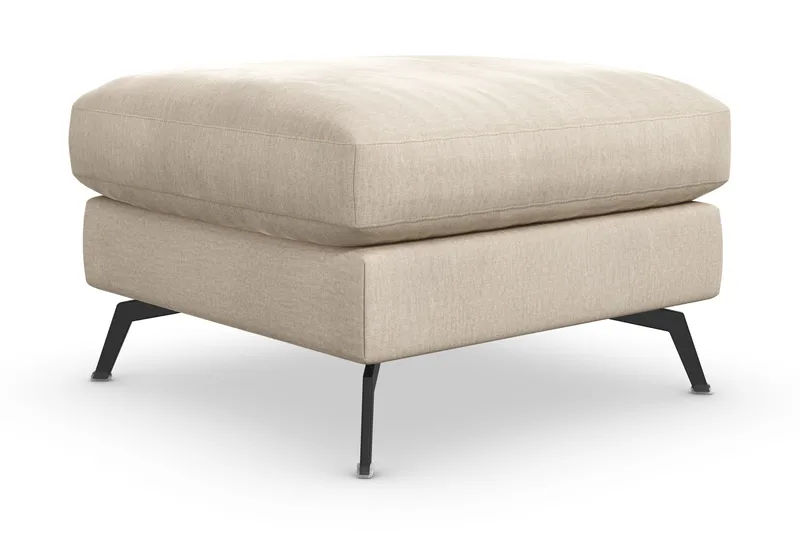 Ocean Lyx Puf - Beige/Velour - Møbler - Stole & lænestole - Taburet & skammel - Puf