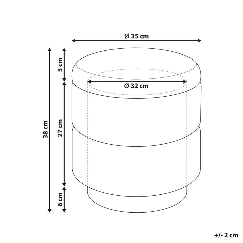 Puf Ogden - Møbler - Stole & lænestole - Taburet & skammel - Ottoman
