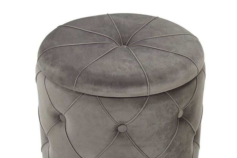 Olingskog Fodskammel med Opbevaring 2-pak - Grå - Møbler - Stole & lænestole - Taburet & skammel - Puf - Puf med opbevaring