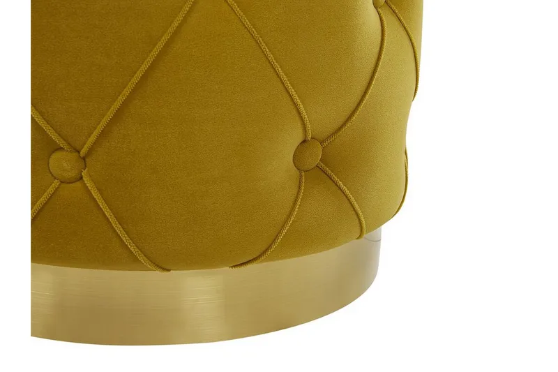 Olingskog Fodskammel med Opbevaring 2-pak - Gul - Møbler - Stole & lænestole - Taburet & skammel - Puf - Puf med opbevaring