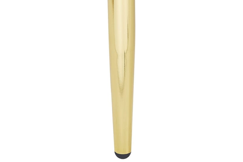 Opbevaringsbænk Durham Hvid/guld - Hvid/guld - Møbler - Stole & lænestole - Taburet & skammel - Puf - Opredelig puf