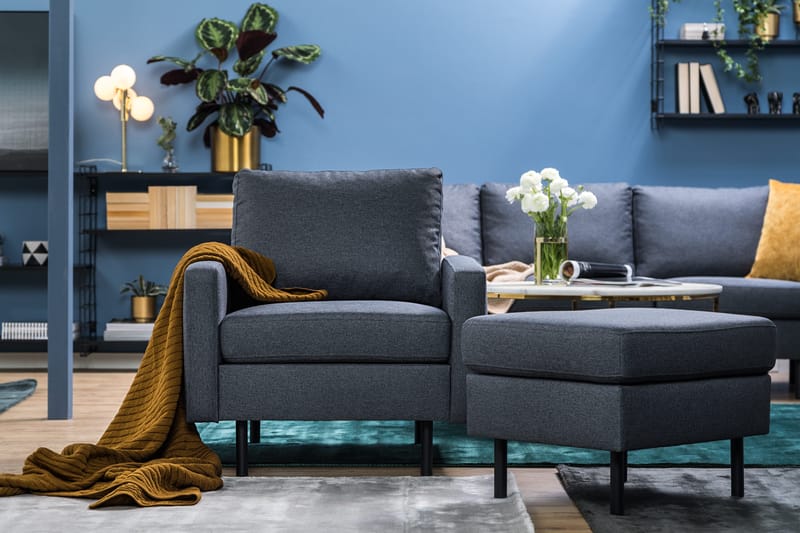 Peppe Puf - Mørkegrå - Møbler - Stole & lænestole - Taburet & skammel - Puf