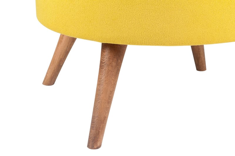Phyllisann Fodskammel - Gul - Møbler - Stole & lænestole - Taburet & skammel - Puf