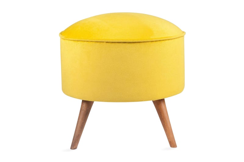 Phyllisann Fodskammel - Gul - Møbler - Stole & lænestole - Taburet & skammel - Puf