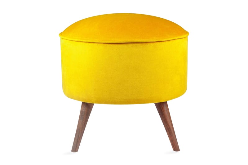 Phyllisann Fodskammel - Gul - Møbler - Stole & lænestole - Taburet & skammel - Puf