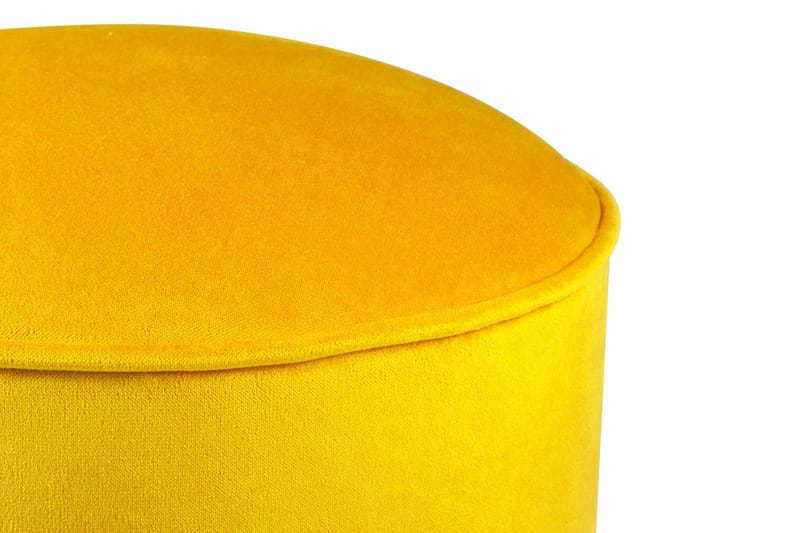 Phyllisann Fodskammel - Gul - Møbler - Stole & lænestole - Taburet & skammel - Puf