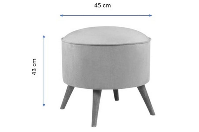 Phyllisann Fodskammel - Turkis - Møbler - Stole & lænestole - Taburet & skammel - Puf